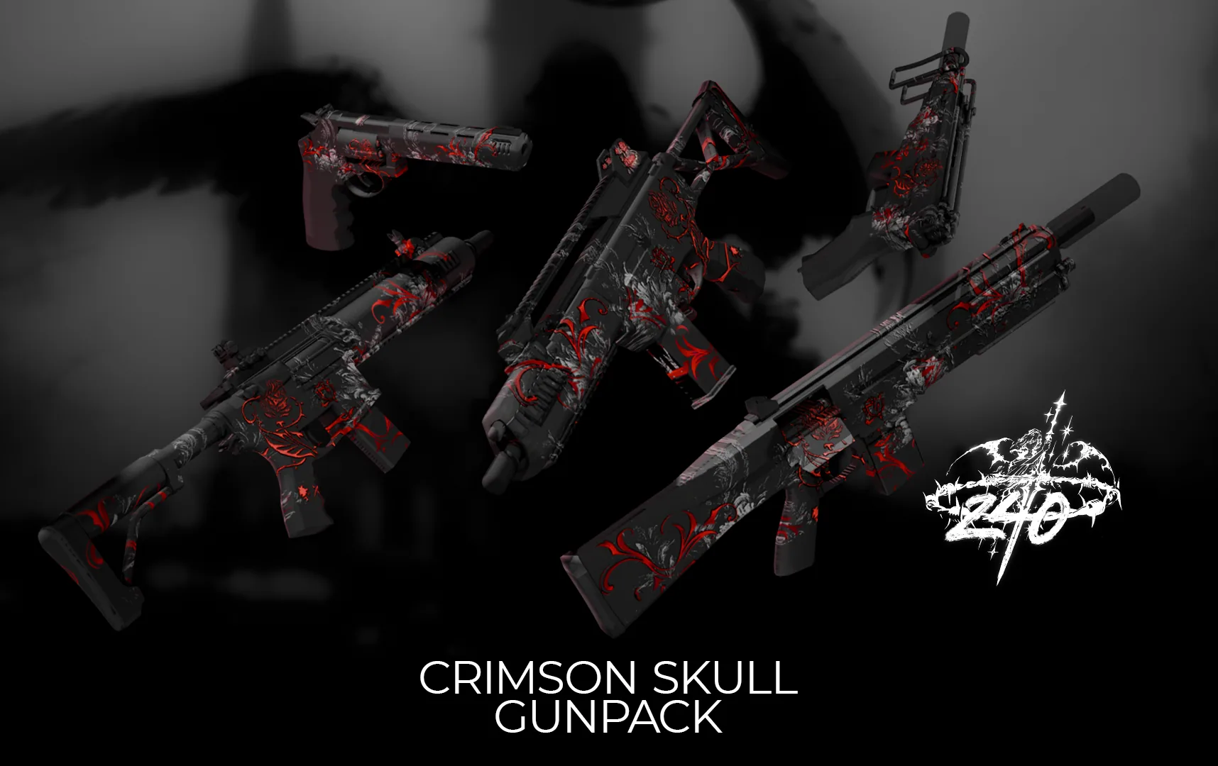 CRIMSON SKULL 240 GUNPACK