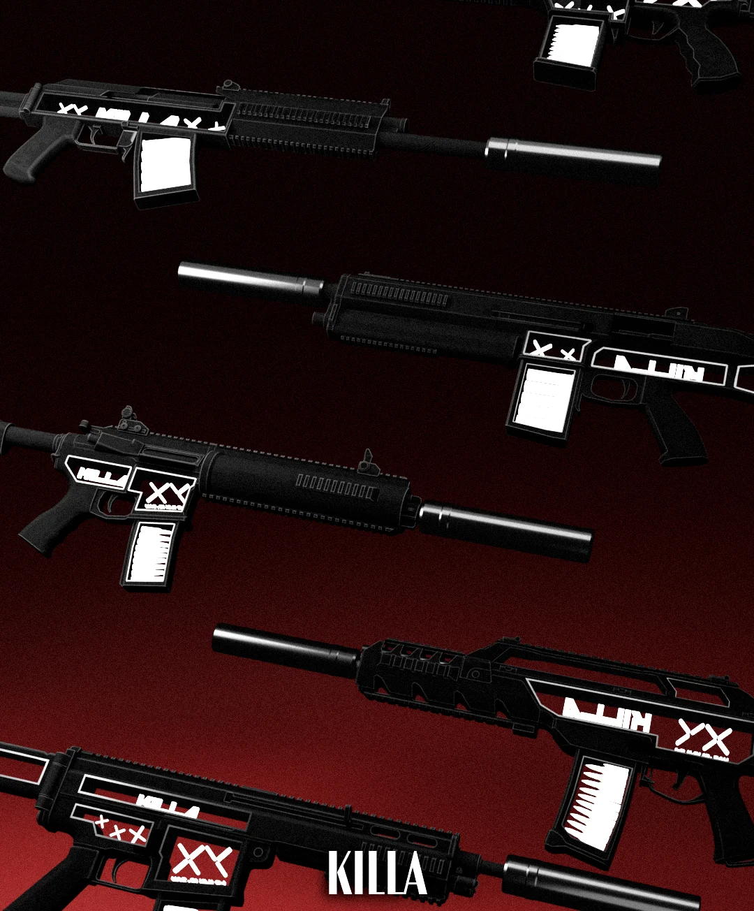 CYBER KILLA GUNPACK 6 COLORS