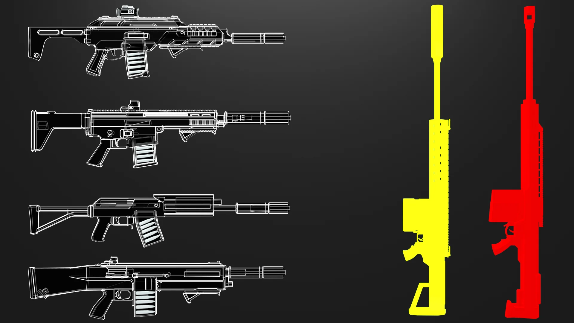 NEW TRANSPARENT GUNPACK