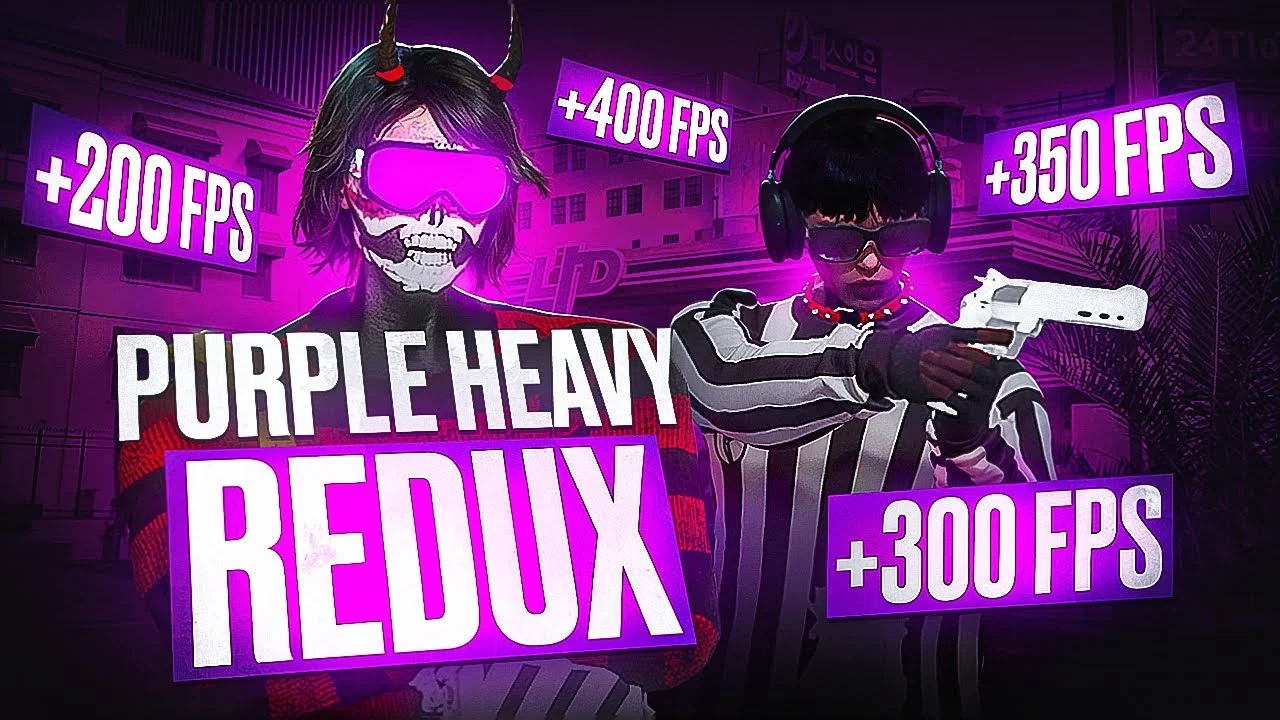PURPLE HEAVY REDUX | ЛУЧШИЙ FPS BOOST REDUX для ВЫБИВАНИЯ ХЕВИКОВ и ТУЛЕВА на MAJESTIC RP | ALT V