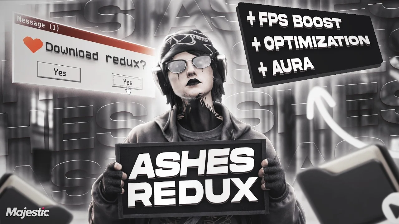  ASHES REDUX | ТЕМНЫЙ - СЕРЫЙ РЕДУКС | FOR MAJESTIC RP