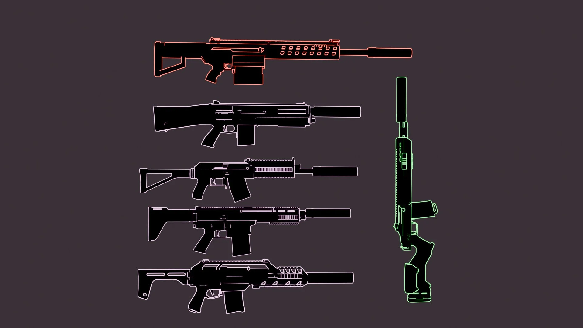 Light gunpack x Majestic 