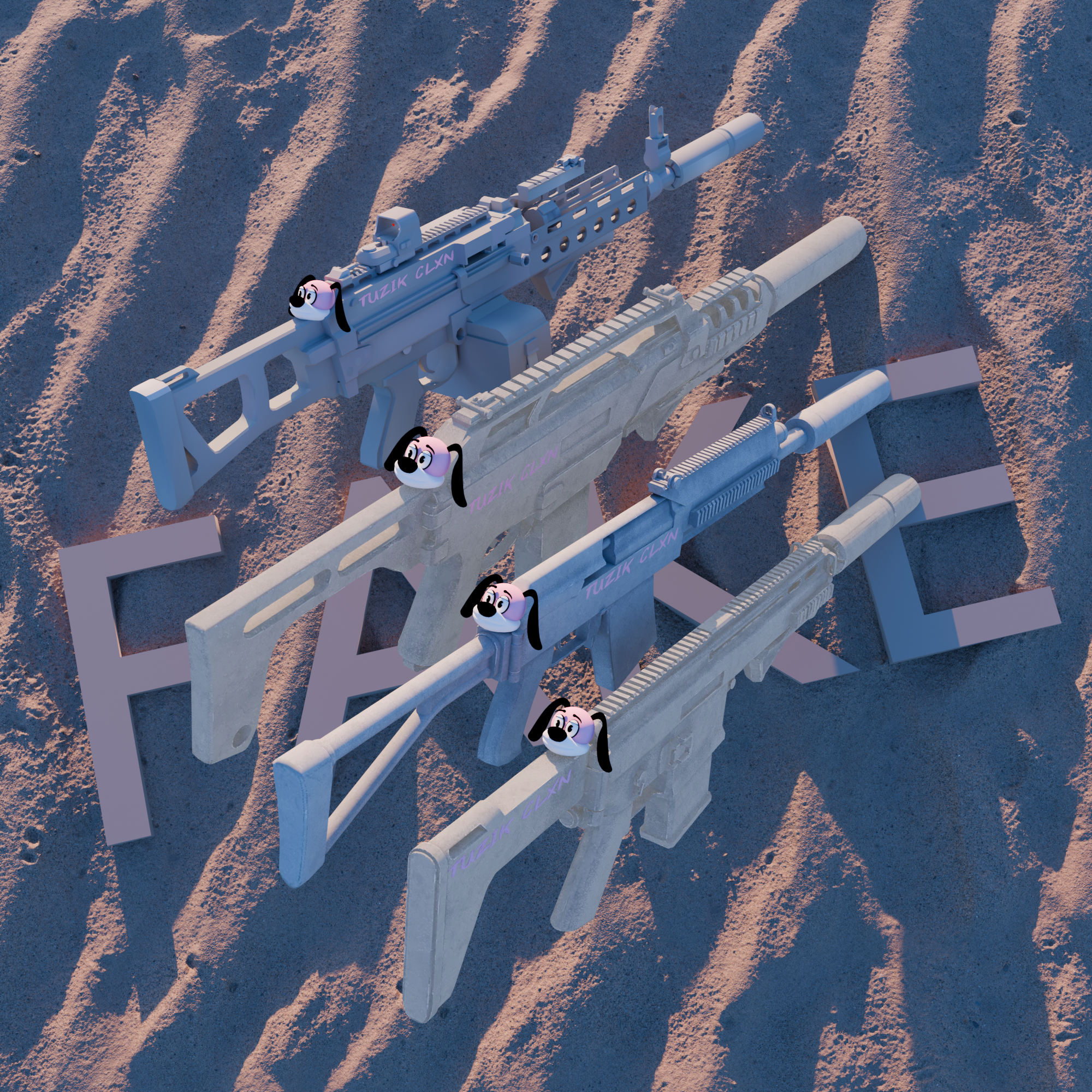 TUZIK FAKE GUNPACK
