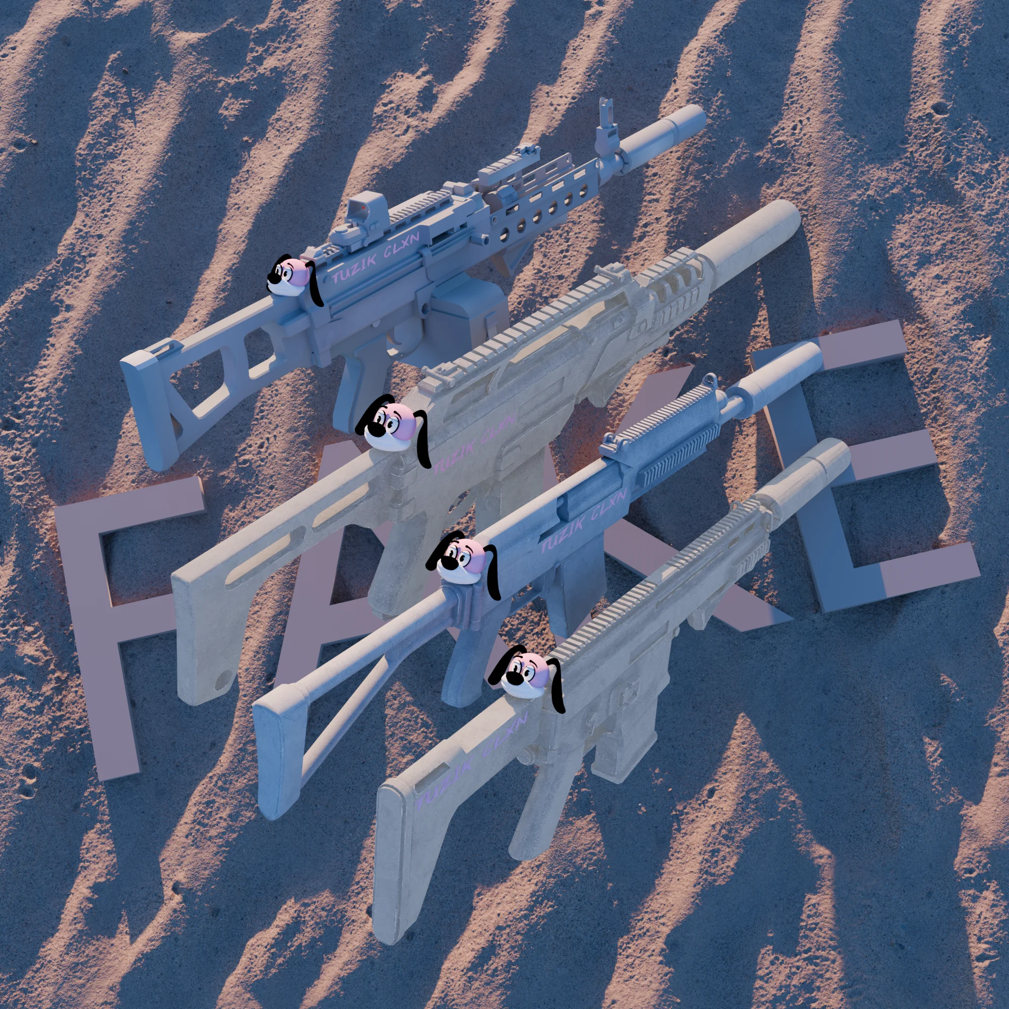 TUZIK FAKE GUNPACK