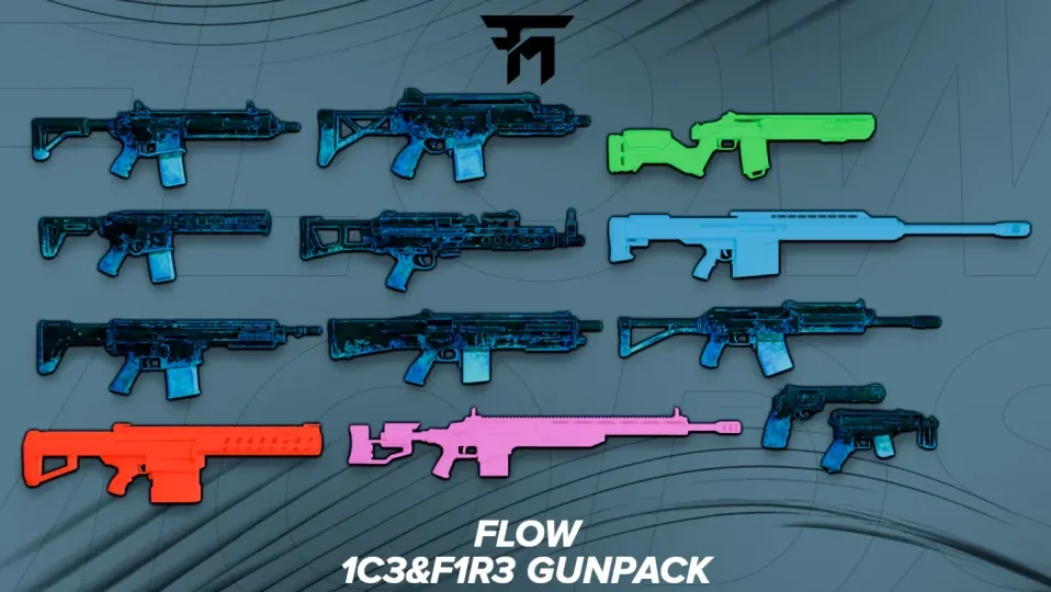 FLOW 1CE & F1RE GUNPACK