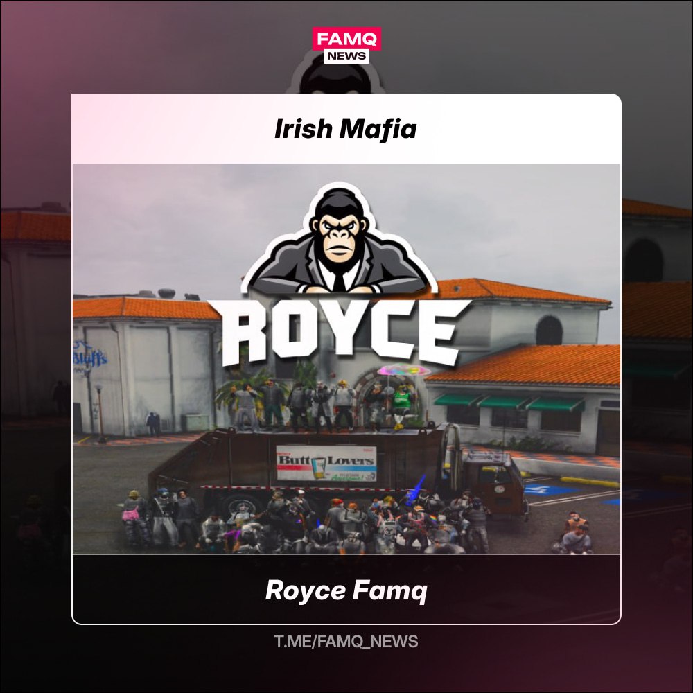 ☄️ Royce Famq успешно захватила особняк Irish Mafia у Millers Famq на сервере Dallas
